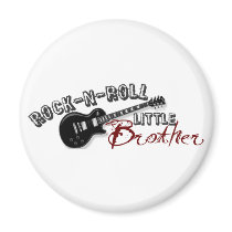Rock-n-Roll Little Brother magnets