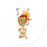 Rock N' Roll Microphone Sticker