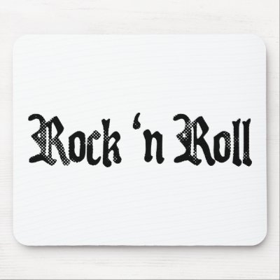rock n roll mousepads