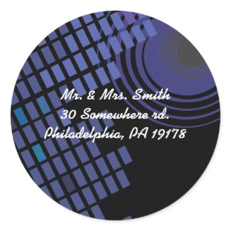Rock n Roll Musical Bar Bat Mitzvah Reply sticker sticker