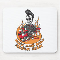 Rock-N-Roll Never Dies Mouse Pads
