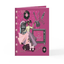 Rock n Roll Party Invitation cards