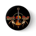 Rock n Roll Pin buttons by Cher56 Rock n Roll Pin buttons