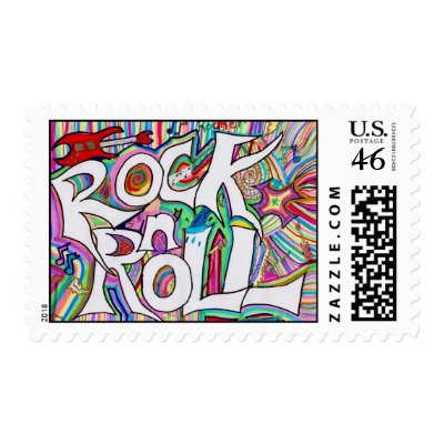 rock n roll postage