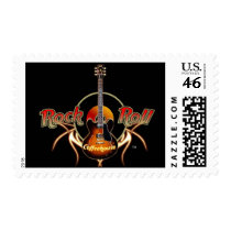 Rock n Roll Postage Stamp