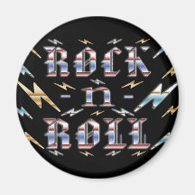 Rock-n-Roll Refrigerator Magnet