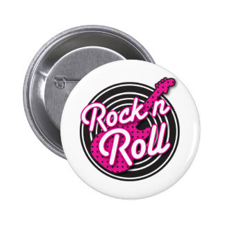 Rock And Roll Buttons &amp; Pins | Zazzle