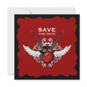 Rock 'n' Roll Save the Date Invitation Rock 'n' Roll Save the Date Invitation