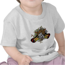 Rock n Roll Skull t-shirts
