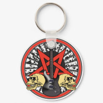 Rock n Roll Star keychains