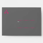 Rock 'n' Roll Wedding Poster (Pewter / Black) Envelopes