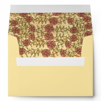 Rock &#39;n&#39; Roll Wedding (Roses) Envelopes