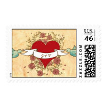 Rock 'n' Roll Wedding (Roses) Stamp