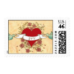 Rock 'n' Roll Wedding (Roses) stamps