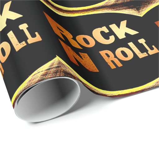 Rock N Roll Wrapping Paper Zazzle