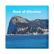 Rock of Gibraltar Travel Photo Souvenir Magnet