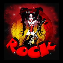 Rock - Oh La La Moon - Gothic Rock Vampire posters