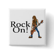 Rock On! buttons by TeeZazzle Rock On! buttons