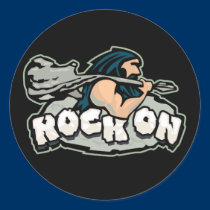 Rock On Caveman stickers