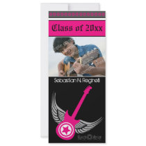 Rock on! Custom Hip Graduation Announcement :: 02 invitations