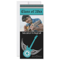 Rock on! Custom Hip Graduation Announcement :: 03 invitations