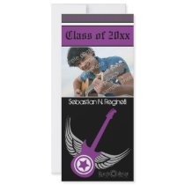 Rock on! Custom Hip Graduation Announcement :: 05 invitations