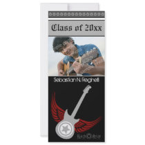 Rock on! Custom Hip Graduation Announcement :: 08 invitations
