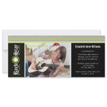 Rock on! Customized Graduation Announcement: lime invitations by GraduateShoppe Rock on! Customized Graduation Announcement: lime invitations