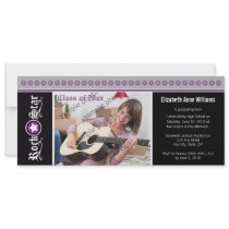 Rock on! Customized Graduation Announcement: plum invitations by GraduateShoppe Rock on! Customized Graduation Announcement: plum invitations