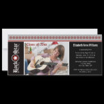 Rock on! Customized Graduation Announcement (red)