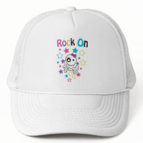 ROCK ON CUTE SKULLS AND BONES FOR GIRLS HATS