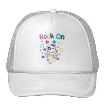 ROCK ON CUTE SKULLS AND BONES FOR GIRLS HATS