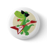 "Rock On!" Dino Button