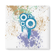 Rock On! Grunge Rules!  Magnet
