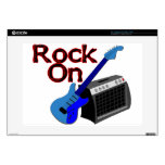 Rock On Guitar & Amp Decals For 15" Laptops