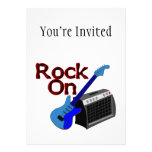 Rock On Guitar & Amp Personalized Announcements