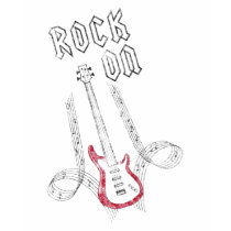 Rock On Guitar Tee t-shirts by 80s_Angel Rock On Guitar Tee t-shirts