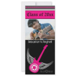Rock on! Hip Graduation Announcement (fuchsia)