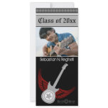 Rock on! Hip Graduation Announcement (grey)