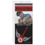 Rock on! Hip Graduation Announcement (red)