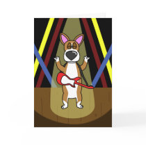 Rock On Pembroke Welsh Corgi Invitation cards