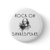 Rock On Shakespeare buttons by alternateworlds Rock On Shakespeare buttons