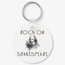 Rock On Shakespeare keychains by alternateworlds Rock On Shakespeare keychains