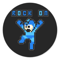 Rock On Round Sticker