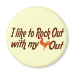 Rock out refrigerator magnets