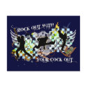 Rock Out With Your Cock Out Post Card postcards