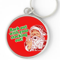 Rock out with your sock out key chain