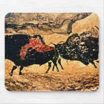 Rock painting of bison, c.17000 BC Mouse Pad