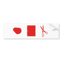 rock paper scissors bumper stickers by 395webdesign rock paper scissors bumper stickers