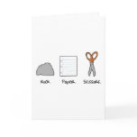 Rock, Paper, Scissors Greeting Cards